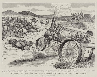 Oorlogvoering van de Toekomst, de Traction Mounted Infantry in Actie door William Ralston